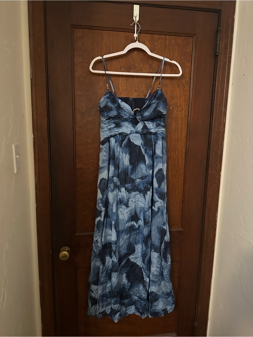 Abercrombie & Fitch Strapless Hardware Cutout Maxi Dress L - Picture 5 of 7